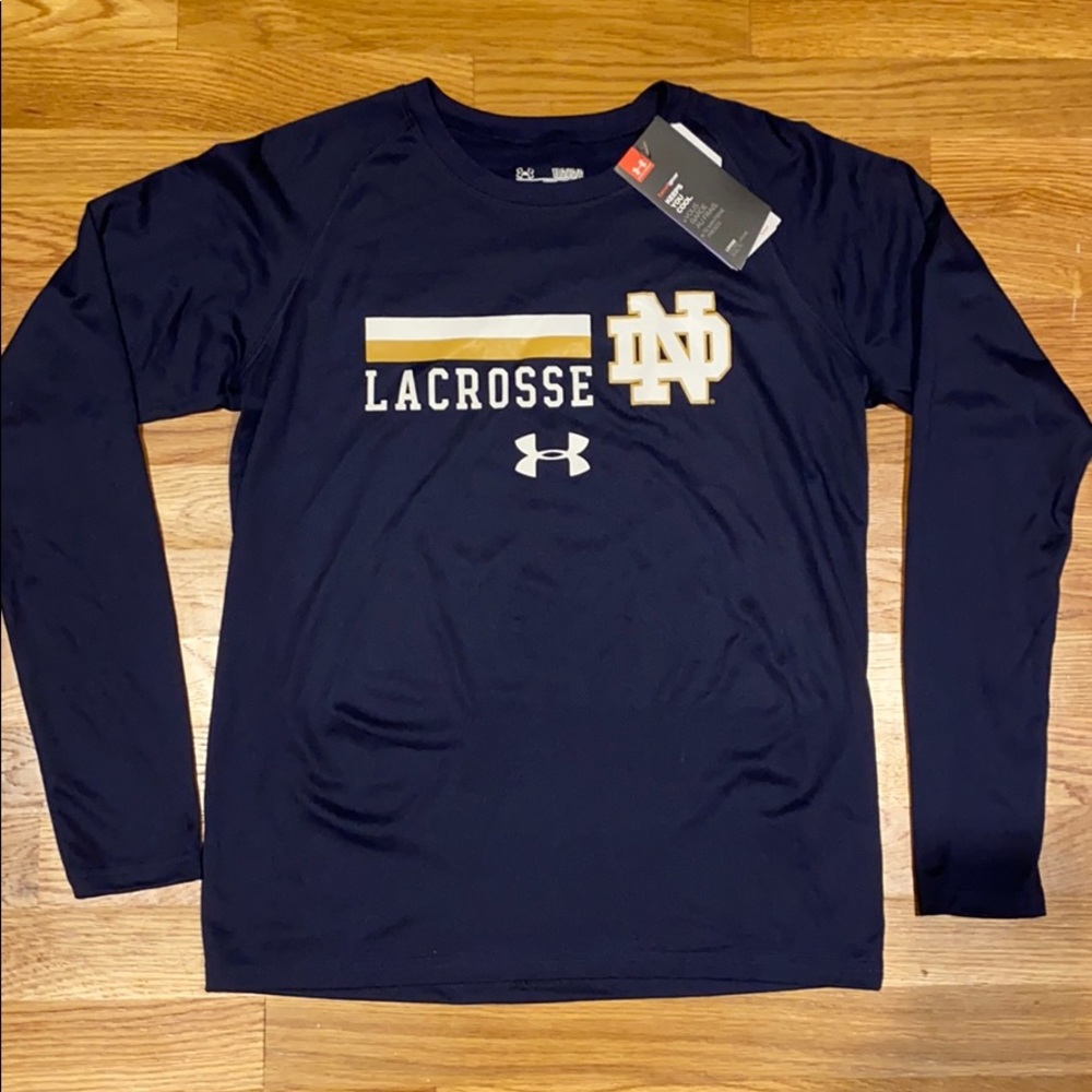 Under armour ND lacrosse long sleeve shirt